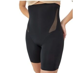 Maidenform Flexees High Waist‎ Sculpting Shaping Shorts Small (4-6) Black New